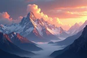 Atemberaubende Gemälde der Berge: Die Pracht der Natur