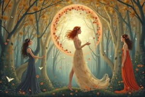 Jugendstil-Gemälde: Die Kunst der zarten Linien