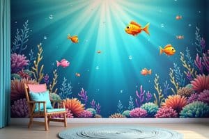 Wandtattoo Kinderzimmer: Magische Unterwasserwelten