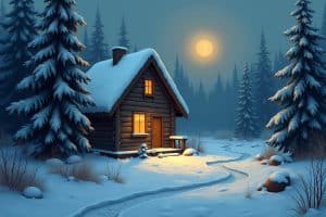 Zauberhafte Winter-Gemälde für dein Zuhause