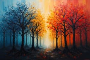 Bäume malen mit Acryl - Abstrakt und ausdrucksstark