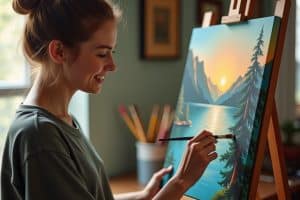 Bilder malen mit Acryl für Anfänger: Deine ersten Werke