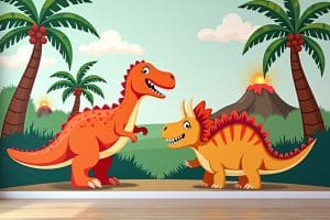 Wandbilder Dinosaurier für dein Kinderzimmer