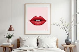 Wandbilder Lippen beliebt für dein Zuhause