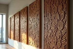 17 Ideen für Holz Mosaik Wandbilder