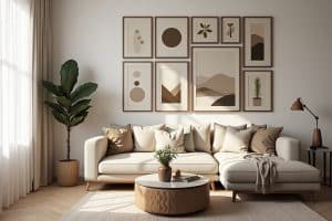 17 Wandbilder beige braun Ideen