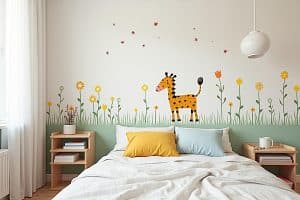 14 Ideen für Wandbild Kinderzimmer selber malen