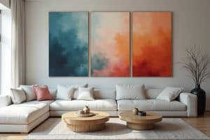 15 große Wandbilder für das Wohnzimmer