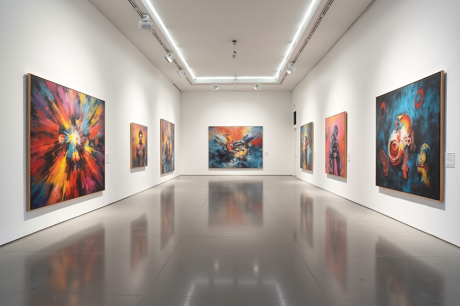 Einblick in zeitgenössische Kunst Werke